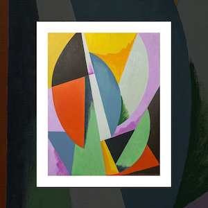 Dick Frizzell: Boho Tiki #1 art print by Dick Frizzell