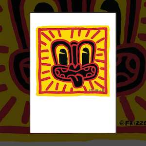 Iconic Art Prints: Red Haring A3 art print by Dick Frizzell