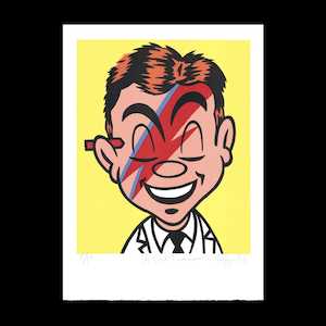 Iconic Art Prints: A Lad Insane – Limited Edition Screenprint by Dick Frizzell