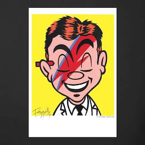 Iconic Art Prints: “A Lad Insane” signed art print by Dick Frizzell