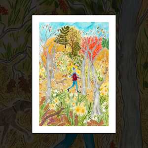 Premium Art Prints: “Spring Walks” art print by Pia Davie