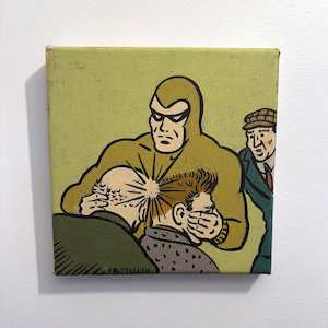 I'm here for the Monkey #96 - Dick Frizzell - Acrylic on canvas