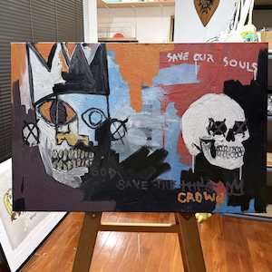 God save the Crown - Elijah Booth - Oil on canvas