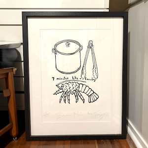 7 minutes like a Saveloy - Dick Frizzell - Limited edition