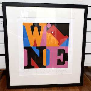 I Love Wine - Dick Frizzell - Limited edition