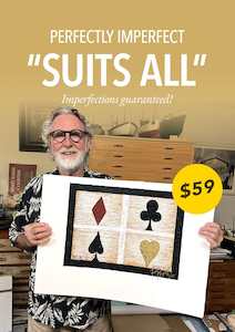 Dick Frizzell: Suits All - limited edition Dick Frizzell art print (Perfectly Imperfect)
