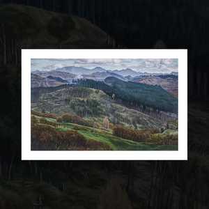 "Milling - Whakaangiangi" art print by Dick Frizzell