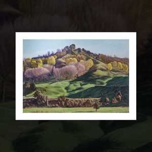 "On the road to Castlepoint" art print by Dick Frizzell