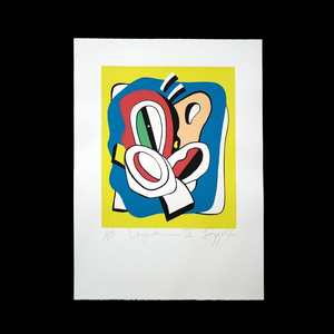 Dick Frizzell Limited Edition Prints: 'Legerdemain IV' Limited Edition Screenprint by Dick Frizzell