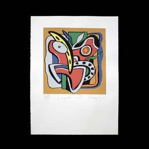 Dick Frizzell Limited Edition Prints: 'Legerdemain III' limited edition screenprint by Dick Frizzell