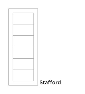 Interior Doors: STAFFORD - Ribcore