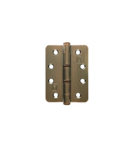 Hinges: Hinge Steel Ball Bearing 100x75x2.5mm 1/4″ Radius Bronze