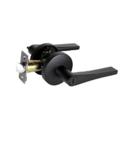 Hardware: MICCO lever Privacy handle set M06PRBLK Black