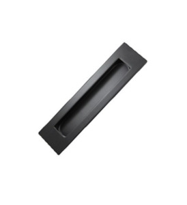 Rectangle flush pull Black FHS18045BLK  180 x 45 mm