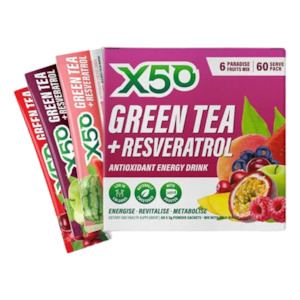 X50 Green Tea 60 Serve Paradise Fruits