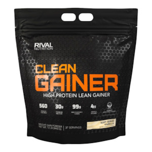 Rival Nutrition: Rival Clean Gainer 12lb Vanilla