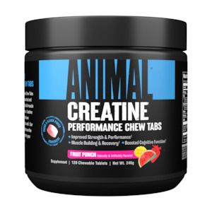 Creatine Test Strength: Animal Creatine Chews Fruit Punch