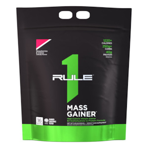 Gain Mass: R1 Mass Gainer 12LB Strawberries & Creme
