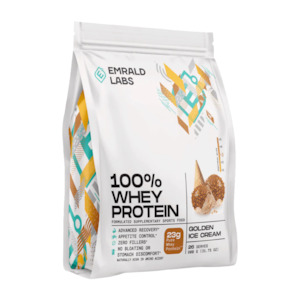 Proteins: Emrald Whey 900g Golden Ice Cream
