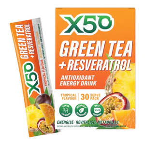 X50: X50 Green Tea 30 Serve Tropical