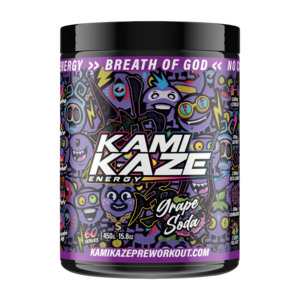 Kamikaze Pre Workout Grape Soda