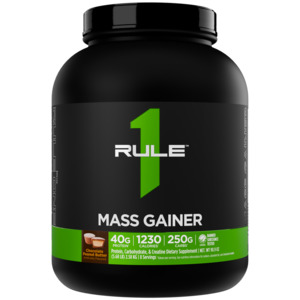 Gain Mass: R1 Mass Gainer 6LB Peanut Butter Chocolate