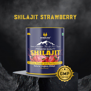 Sauna Suits: 20gm Fitness Fox Shilajit Strawberry🍓