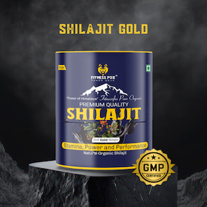 Shilajit: Shilajit Gold Resin (20 g) with Ashwagandha & Gokshura – Fitness Fox NZ