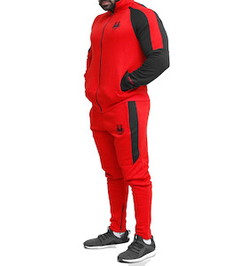 Mens Tracksuits: Red Comfy TRACKSUIT
