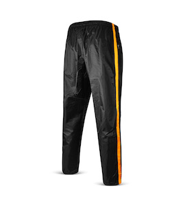 Sauna Suits: FITNESS FOX Sweat Sauna PANT for Weight loss- Black/Yellow End of Line Clearance