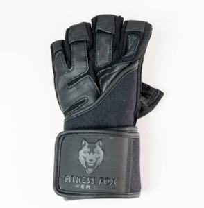 Heavy duty Leather workout gloves ( Black edition)