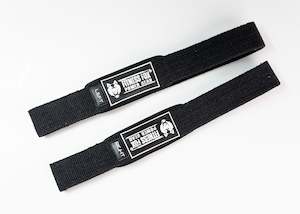 Pro Heavy lifting strap 70cm Long ( Black/White)