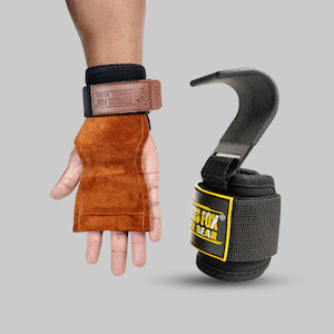 New Collection: Heavy Lifting Hooks + Leather Grips Bundle
