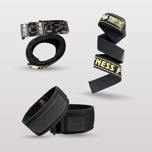 New Collection: Belt + Lifting Strap + Elbow Wraps Bundle