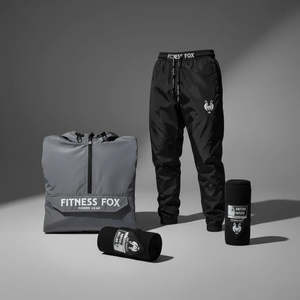 New Collection: Sauna Jacket Combo Jacket Stone Grey + Pant + Boxing Wrap