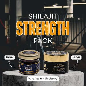 20gm Pure Resin Shilajit + 20gm Pure Resin Shilajit Blueberry