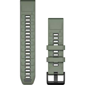 Products: Garmin QuickFit 22 Watch Band – Willow/Graphite Silicone