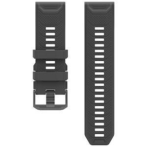 Coros Replacement Bands: Coros Vertix 2 SILICONE Band – Black