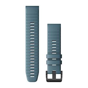 Quickfit 22mm: QuickFit 22 Watch Band – Lakeside Blue Silicone