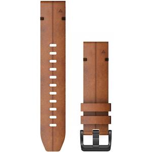 Quickfit 22mm: QuickFit 22 Watch Band – Chestnut Leather Band