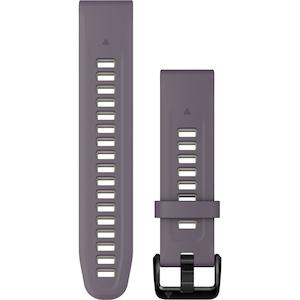 Quickfit 20mm: Garmin QuickFit 20 Watch Bands – Deep Orchid/Light Sand Silicone