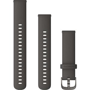 Quick Release 18mm: Quick Release Bands (18 mm) Graphite with Slate Hardware