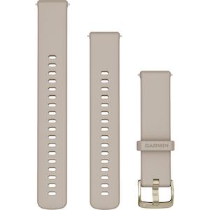 Quick Release 18mm: Quick Release Band 18mm – French Grey with Soft Gold Hardware