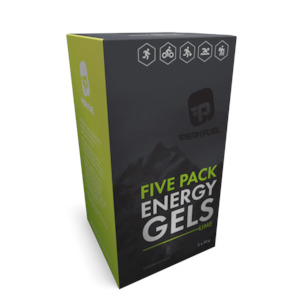 Peakfuel: PEAKFUEL Lime 35g Energy Gels - Box of 5