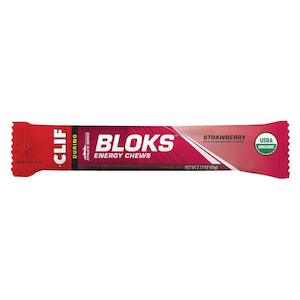 Chews: Clif Bloks Energy Chews – STRAWBERRY