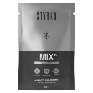 Supplements: Styrkr MIX60 Dual-Carb Energy Drink Mix - Single Serve