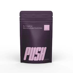 Supplements: Push Creatine Monohydrate Gummies - Strawberry Gummies - 2 Serve Pack