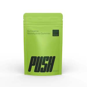 Push Creatine Monohydrate Gummies - Green Apple Gummies - 2 Serve Pack