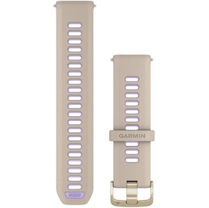 Forerunner Watch Band (22 mm), French Grey/Translucent Indigo with Soft Gold Hardware