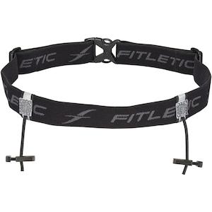 Running Belts: Fitletic Race 1 Bib Holder – Black/Grey
